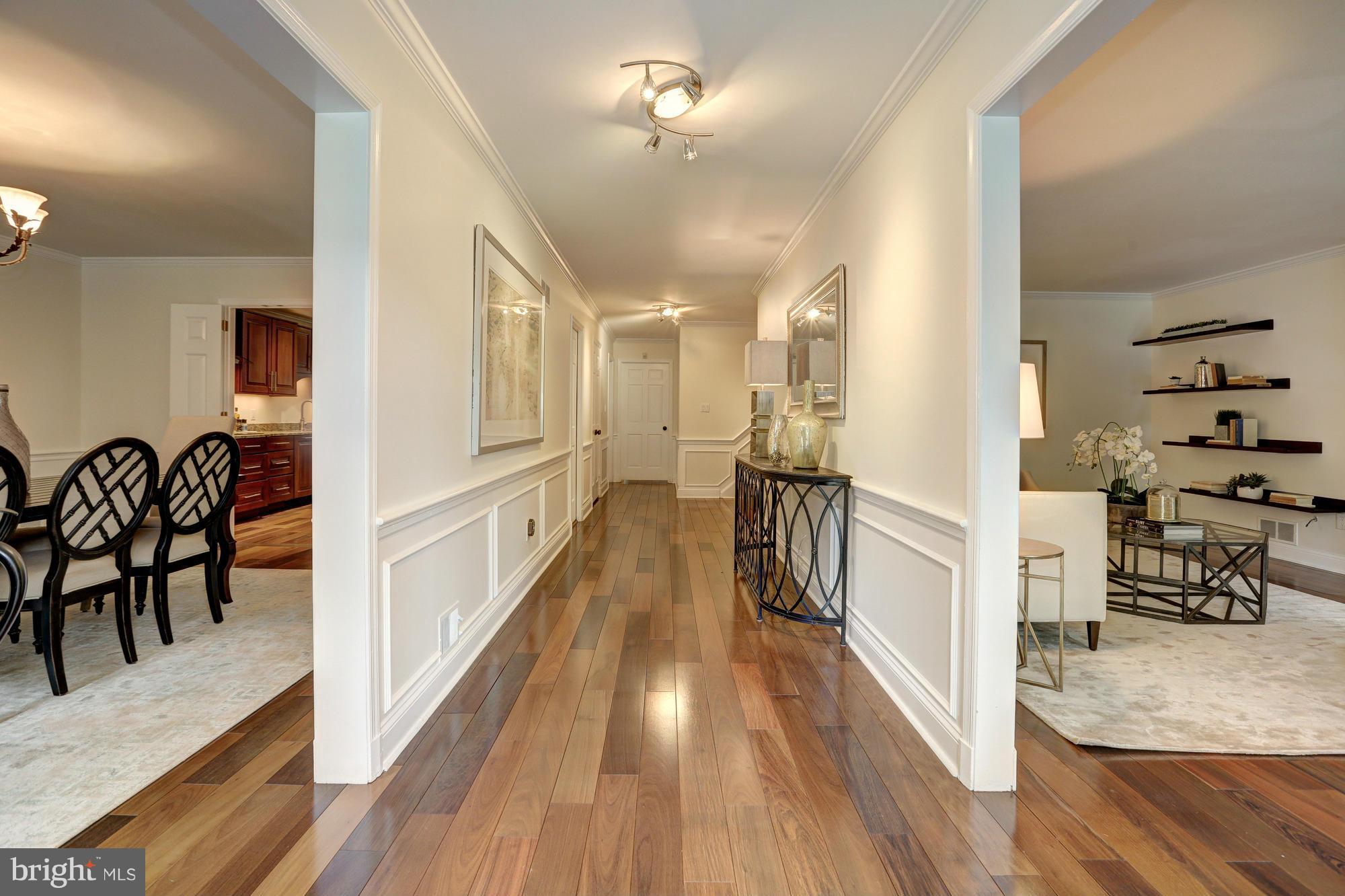 4514 Tournay Road Bethesda, MD 20816 - Photo 3 of 30 Hall to Living and Dining