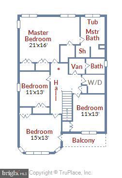 448 Forest Beach Road Annapolis, MD 21409 - Photo 102 of 105 Upper level floor plan