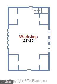448 Forest Beach Road Annapolis, MD 21409 - Photo 105 of 105 Upper level garage workshop floor plan