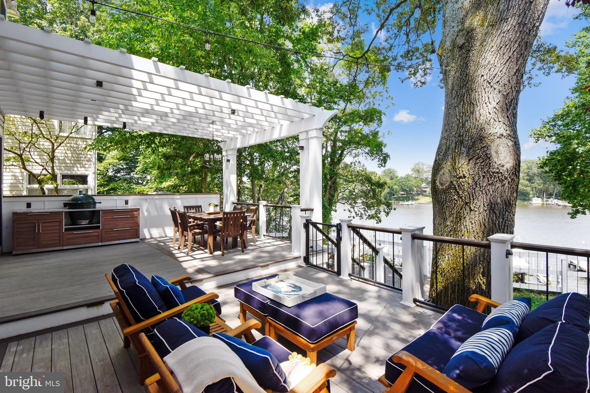 448 Forest Beach Road Annapolis, MD 21409 - Photo 24 of 105 Cable railing with solid IPE cap