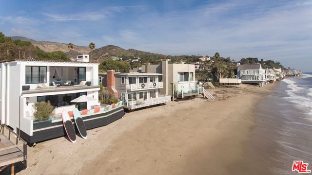 a view of a terrace with a bench