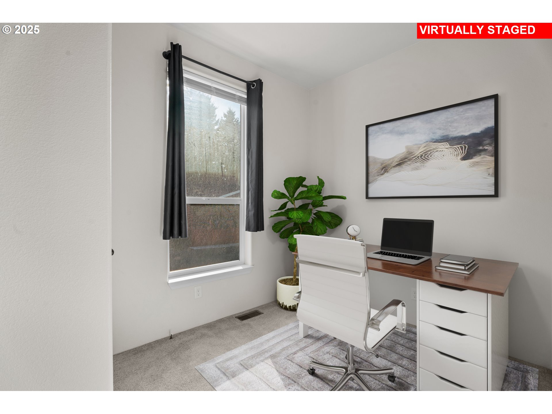 9700 Southwest Tualatin Road, Unit 9 Tualatin, OR 97062 - Photo 10 of 18 a view of a workspace with furniture and a window