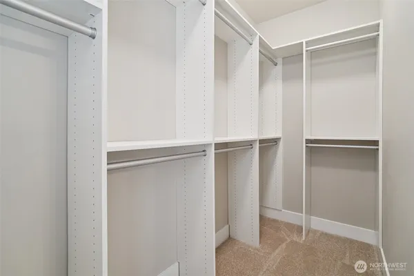 a view of closet area