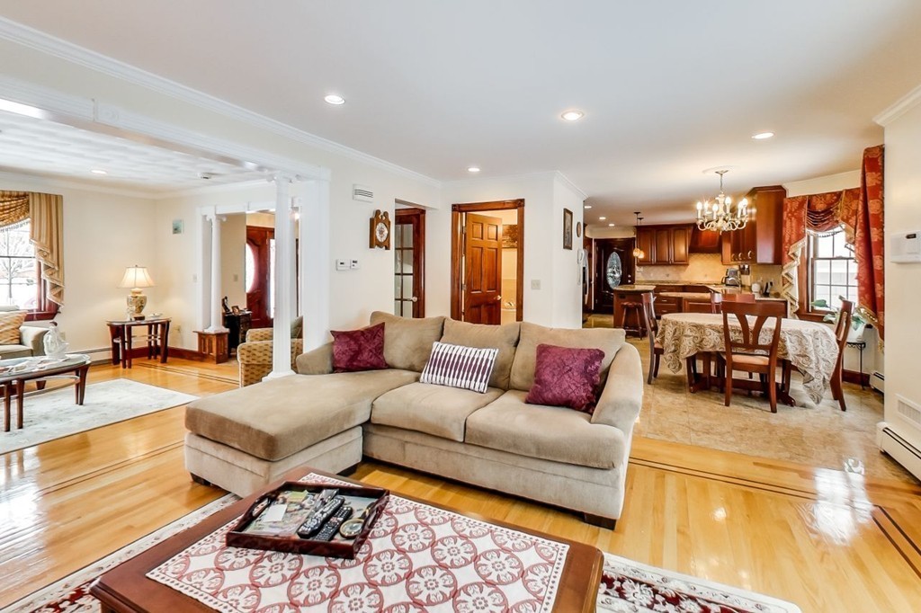 131 Range Heights Road Lynn, MA 01904 - Photo 6 of 30 a living room with furniture kitchen view and large windows