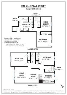 $1,098,000 | 825 Olmstead Street, San Francisco, CA 94134