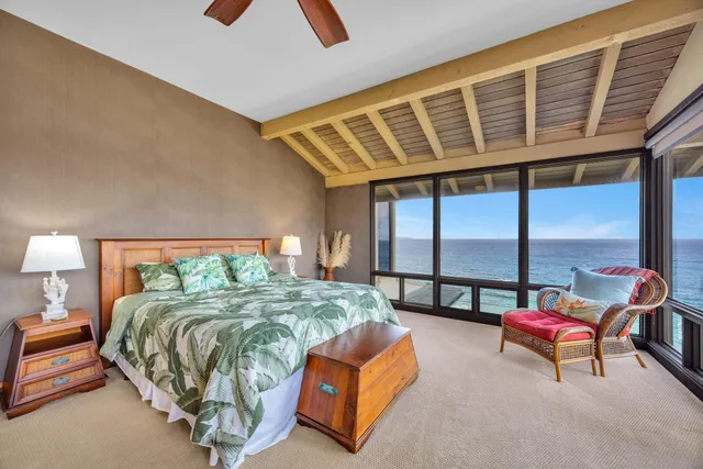 a view of balcony with yard