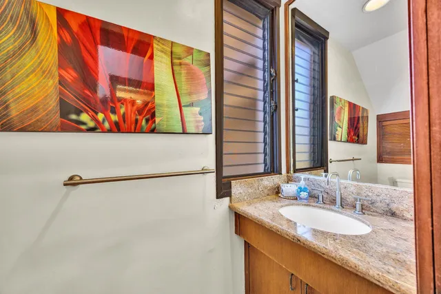 a view of a hallway with washer and dryer