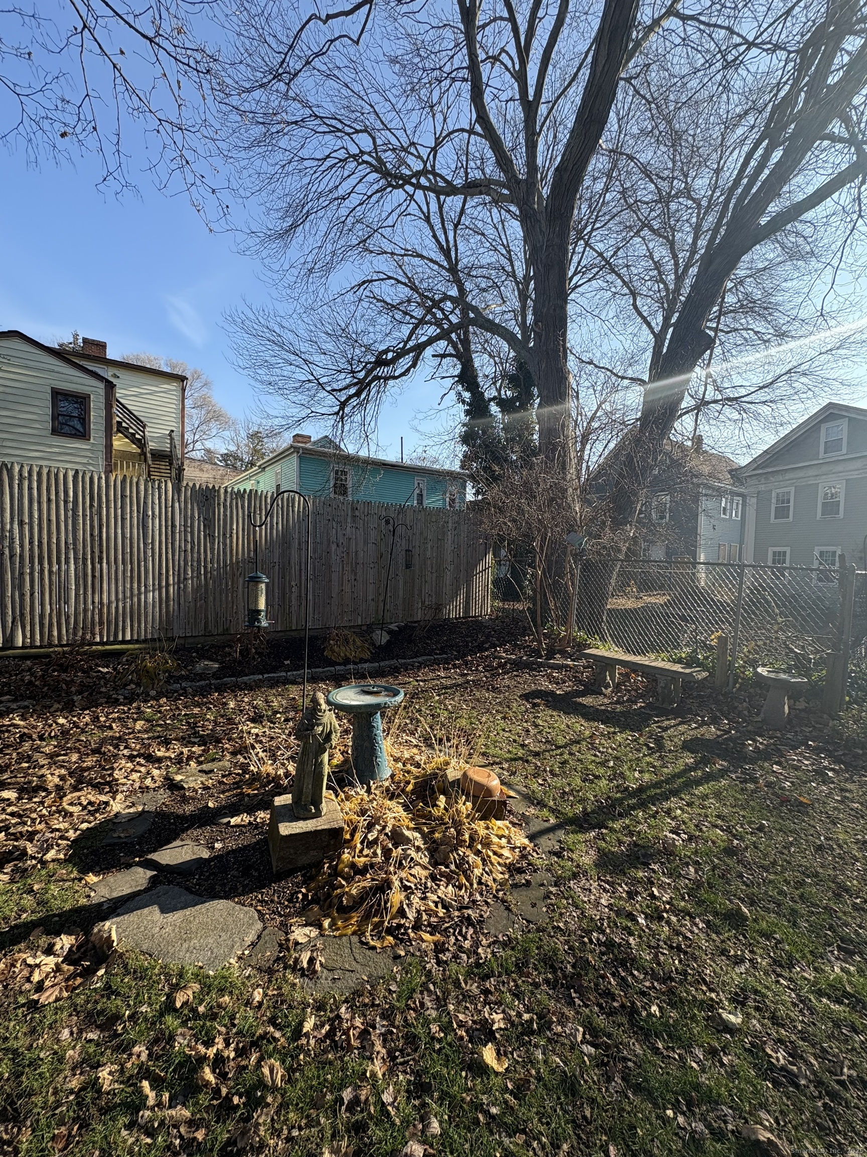 7 Coit Street, Unit 2 New London, CT 06320 - Photo 17 of 19 a view of a backyard with plants and fence