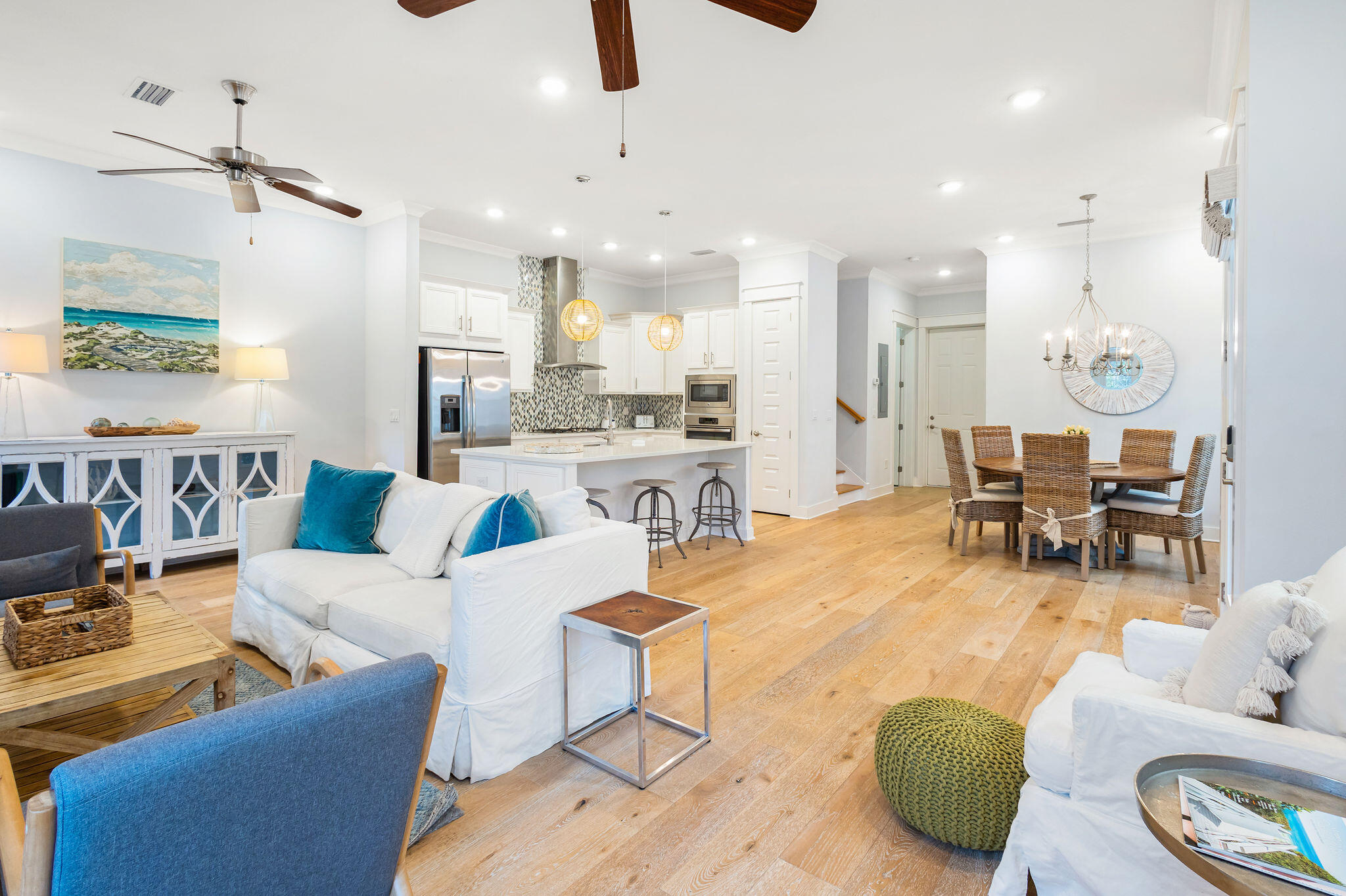26 East E Pine, Unit A Inlet Beach, FL 32461 - Photo 12 of 53 a living room with furniture and a large window