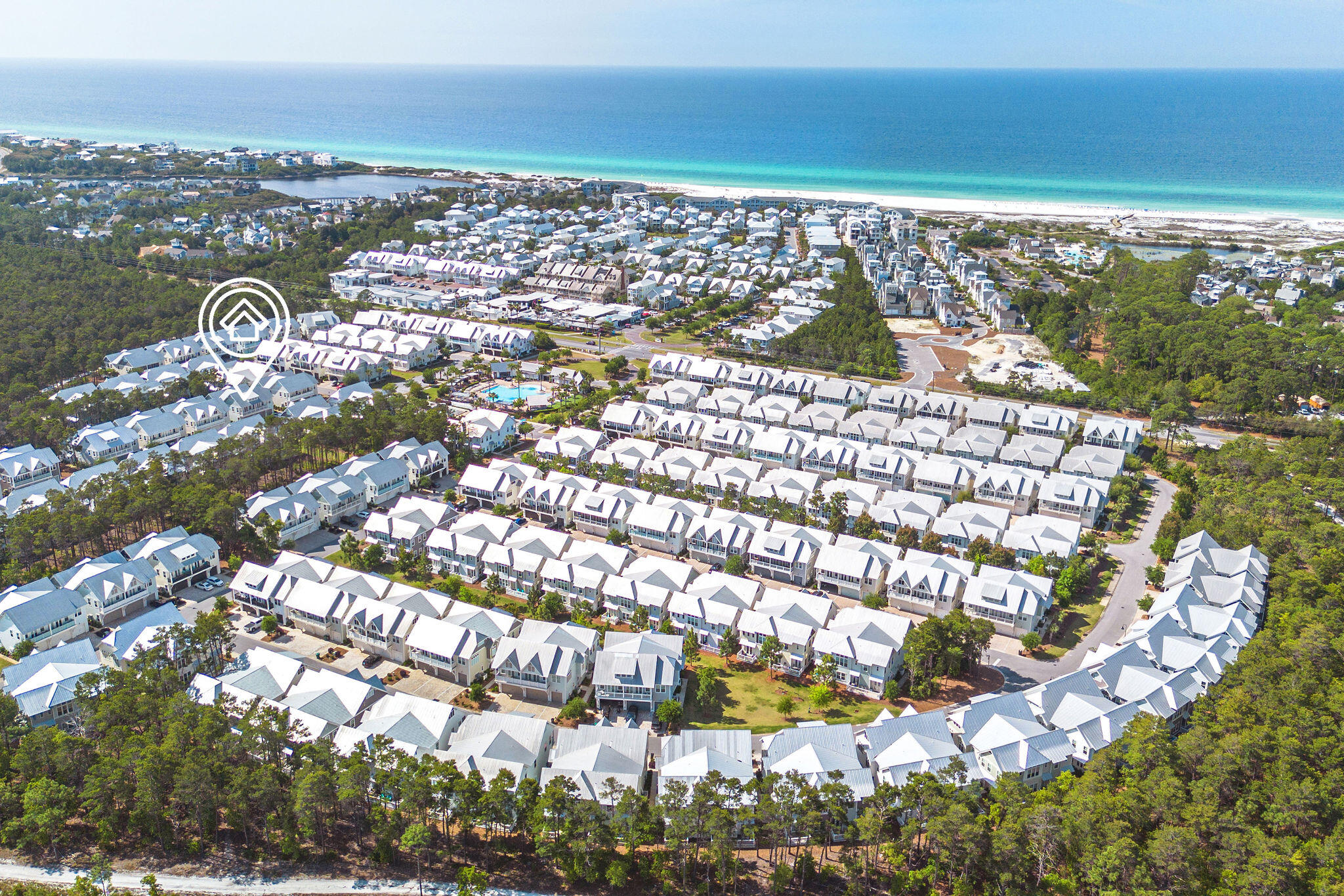 26 East E Pine, Unit A Inlet Beach, FL 32461 - Photo 46 of 53 a view of a city