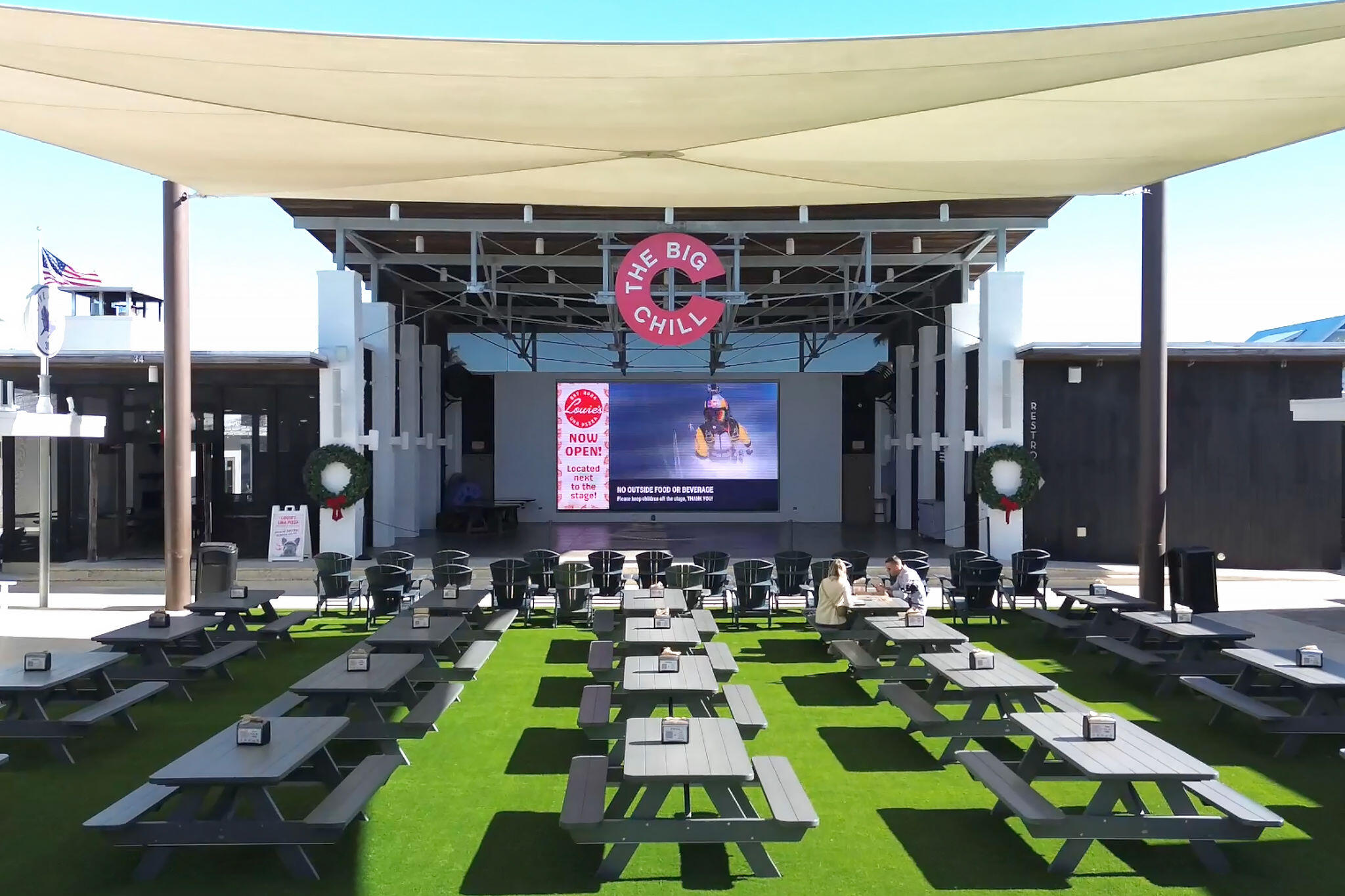 26 East E Pine, Unit A Inlet Beach, FL 32461 - Photo 49 of 53 a view of swimming pool with outdoor seating