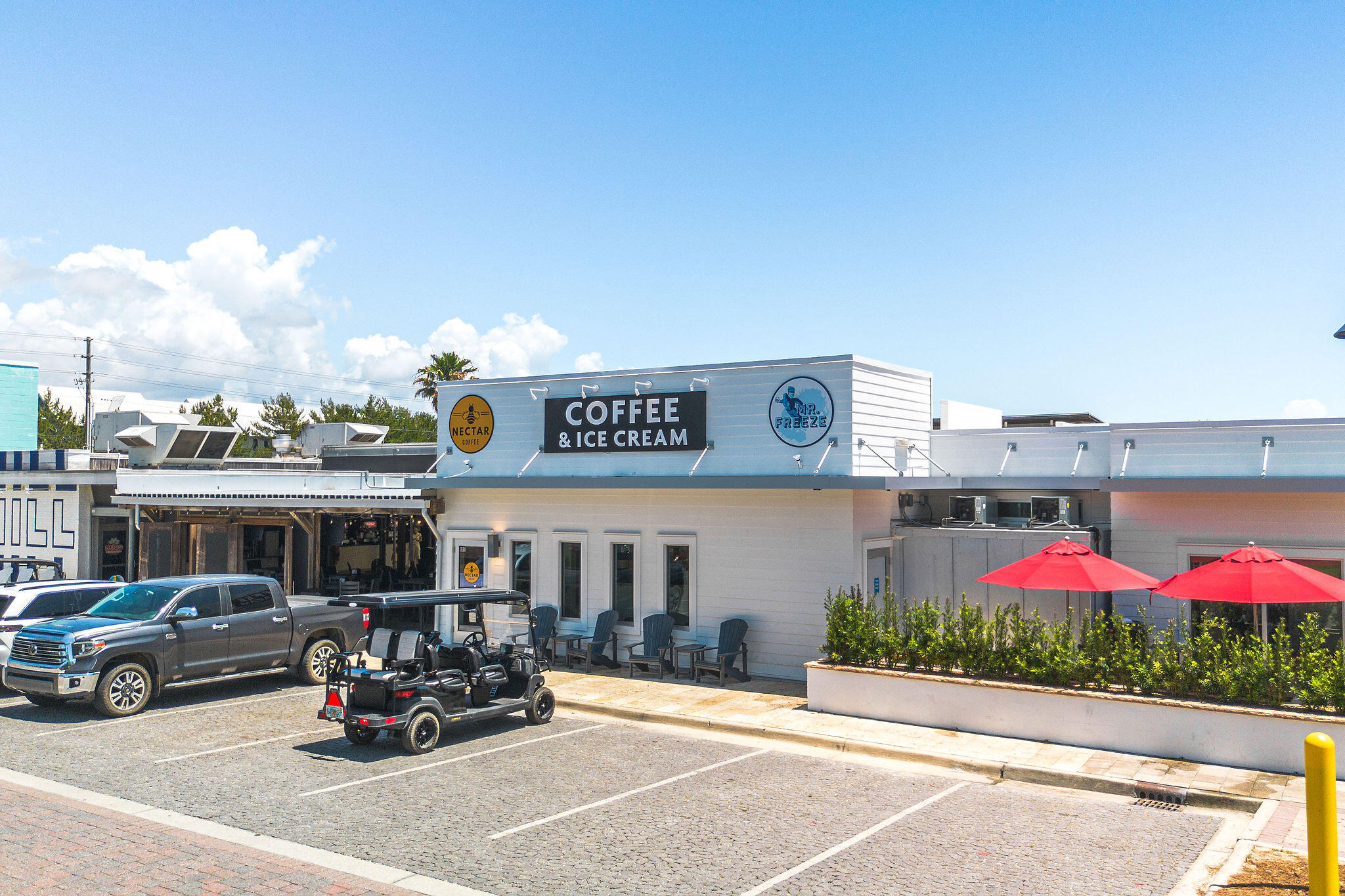 26 East E Pine, Unit A Inlet Beach, FL 32461 - Photo 51 of 53 a car parked in front of a building