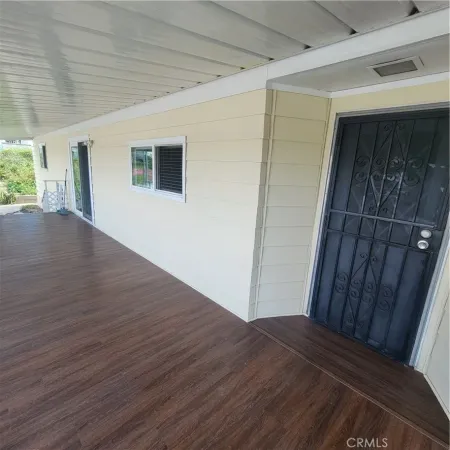 a view of front door