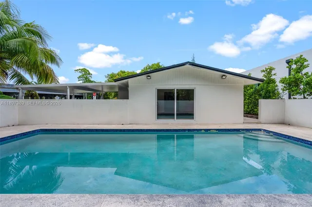 a view of a wooden bridge