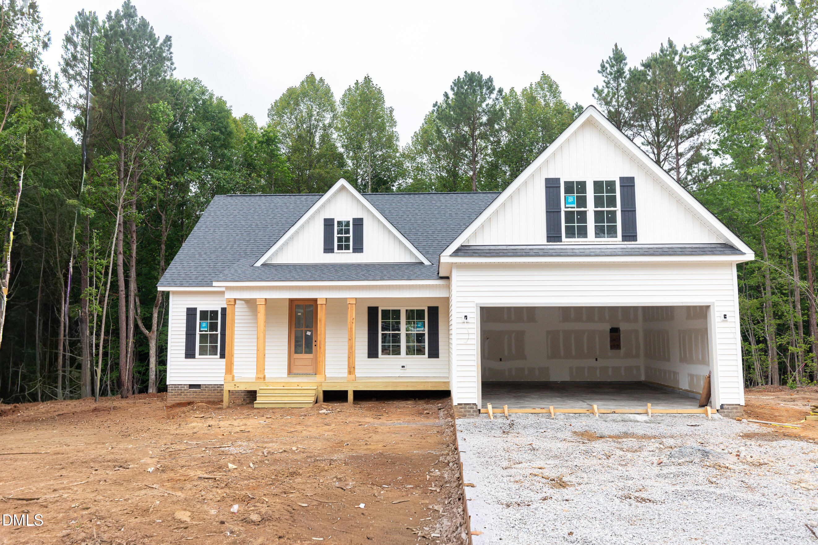 2000 Hayes Road Spring Hope, NC 27882 - Photo 6 of 19 a front view of a house with a garage