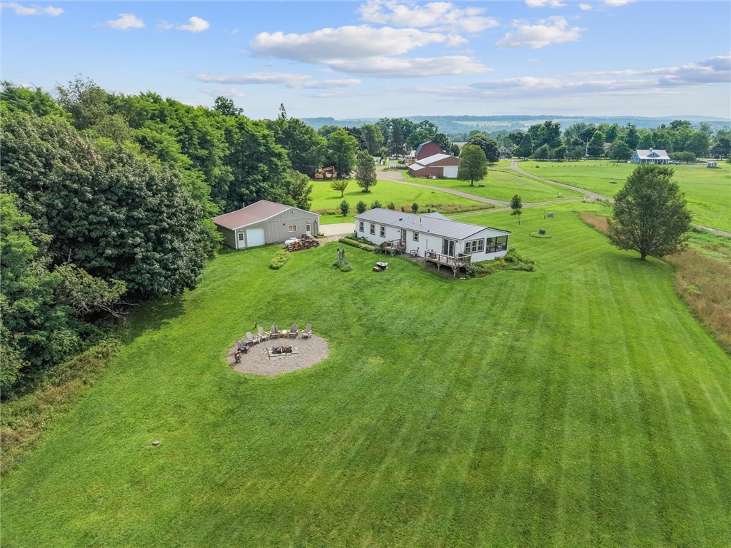 3700 Wine Mt Road Hector, NY 14818 - Photo 2 of 50 Back of house looking east towards Main Street, village of Burdett
