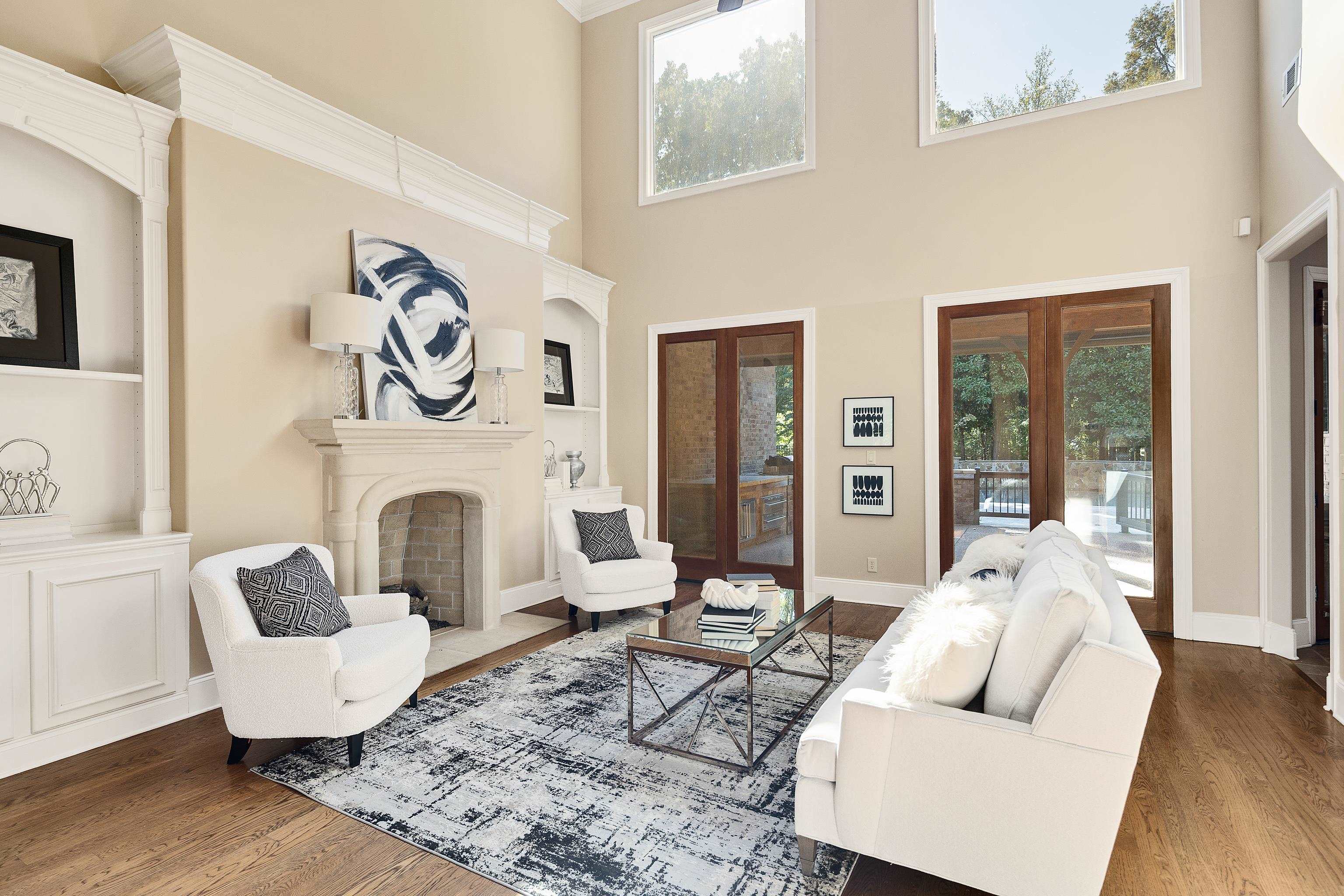 425 Buckland Cove Eads, TN 38028 - Photo 8 of 29 a living room with furniture and a fireplace