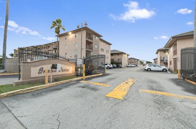 a view of a street with a building