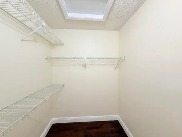 a view of walk in closet