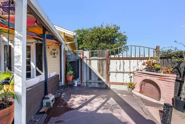 a view of balcony and deck
