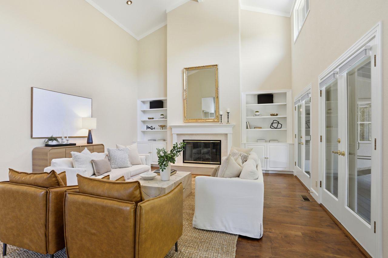25381 Markham Lane Salinas, CA 93908 - Photo 11 of 47 a living room with furniture and a fireplace