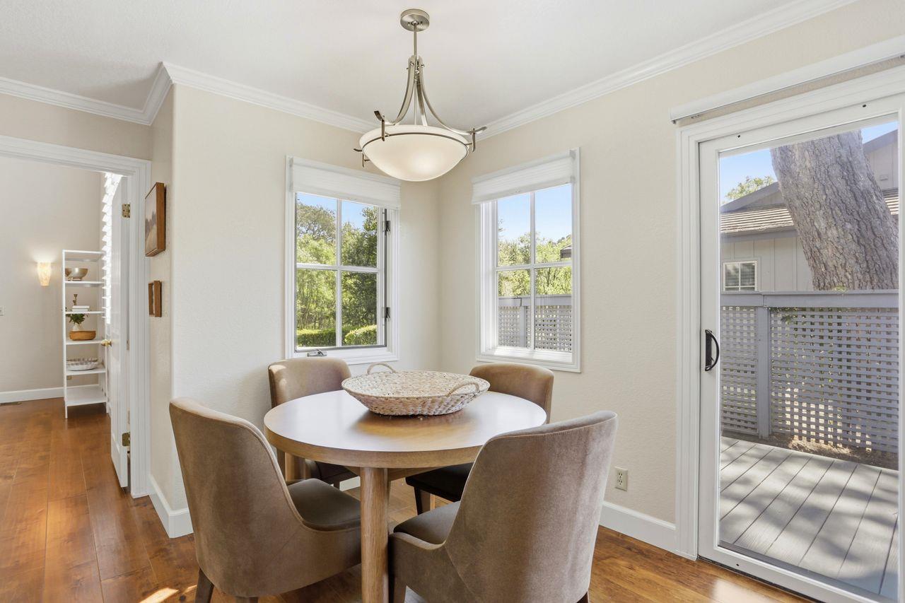 25381 Markham Lane Salinas, CA 93908 - Photo 20 of 47 a view of a dining room with furniture window and wooden floor