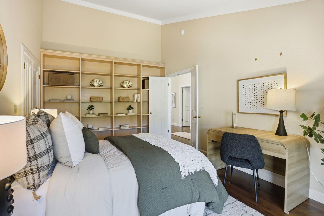 25381 Markham Lane Salinas, CA 93908 - Photo 34 of 47 a bedroom with a bed and a table