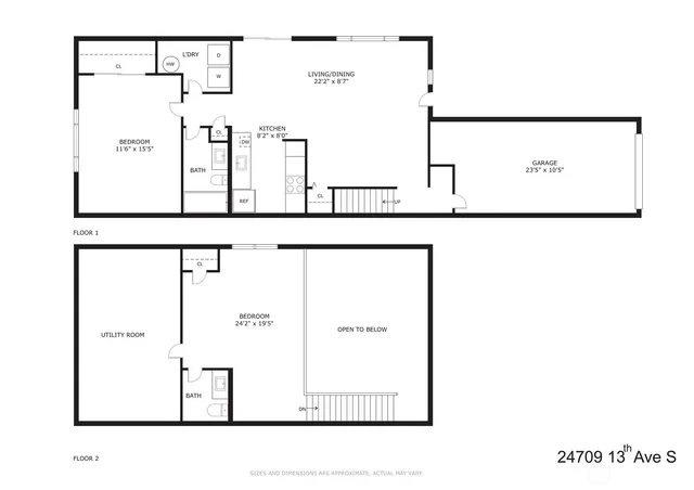 $430,000 | 24709 13th Avenue South, Des Moines, WA 98198