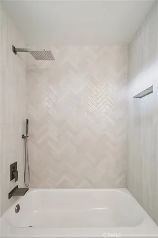 a view of a small space with window