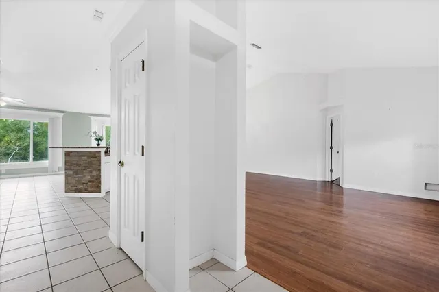 a view of a interior in the house