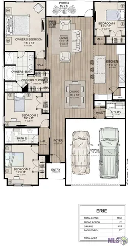 $361,990 | 7615 Whitetip Avenue, Baton Rouge, LA 70810