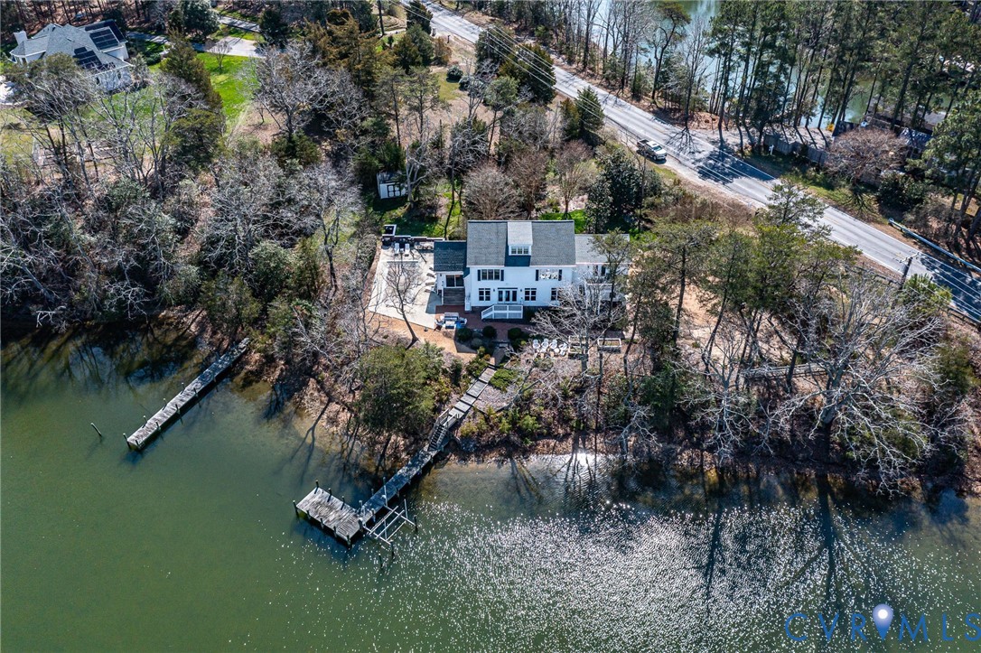 5337 Irvington Road White Stone, VA 22578 - Photo 11 of 53 Aerial view of property and surrounding area with