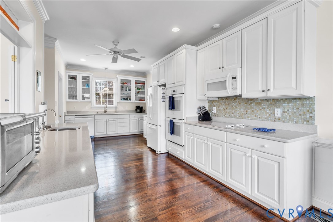 5337 Irvington Road White Stone, VA 22578 - Photo 24 of 53 Kitchen featuring white cabinetry, white appliance