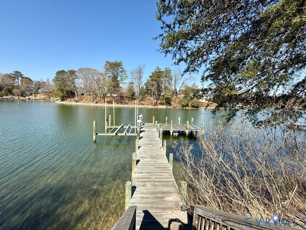 5337 Irvington Road White Stone, VA 22578 - Photo 3 of 53 Dock area featuring a water view and boat lift