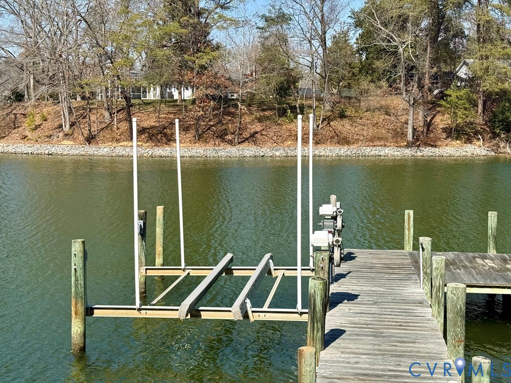 5337 Irvington Road White Stone, VA 22578 - Photo 4 of 53 Dock with a water view and boat lift
