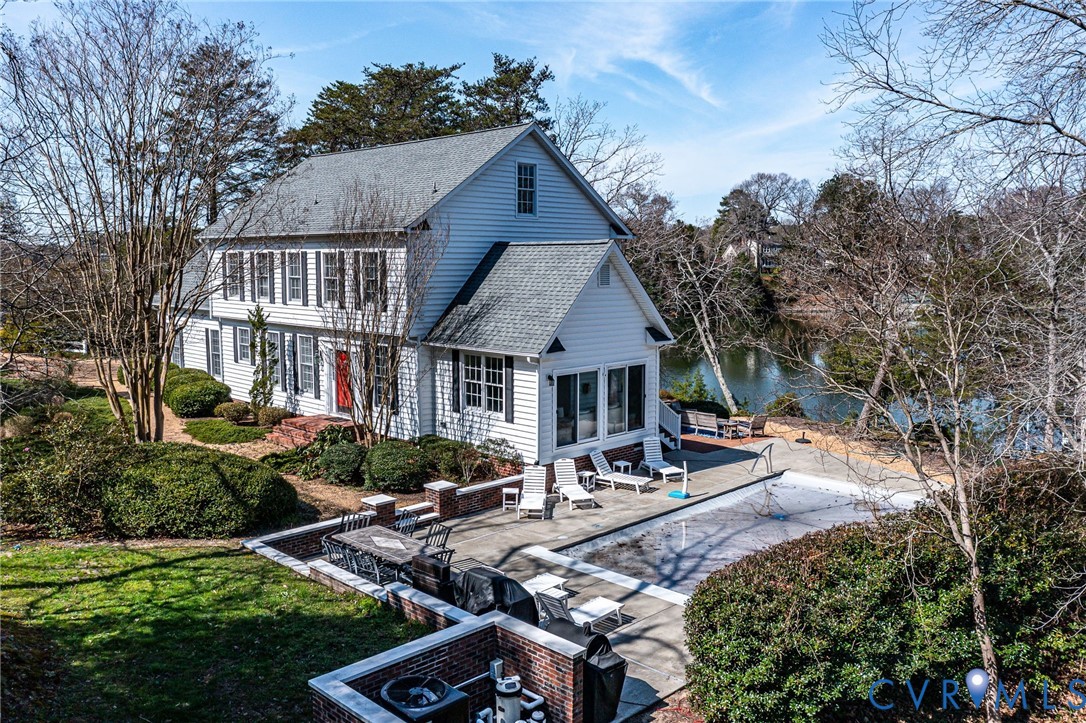 5337 Irvington Road White Stone, VA 22578 - Photo 49 of 53 Rear view of house featuring a patio area, heated