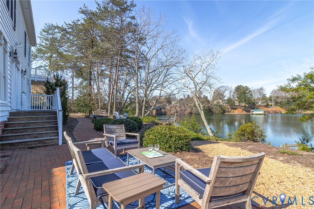 5337 Irvington Road White Stone, VA 22578 - Photo 50 of 53 View of patio with a water view
