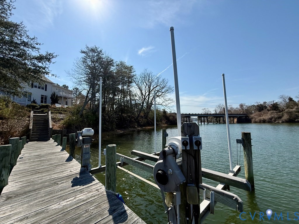 5337 Irvington Road White Stone, VA 22578 - Photo 8 of 53 Dock area featuring a water view and boat lift