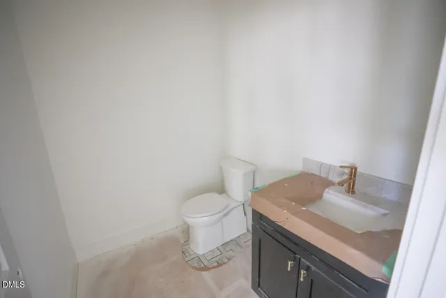 a view of gallery with wooden floor