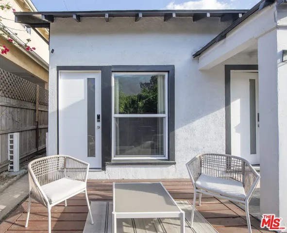 a view of a pathway of a building