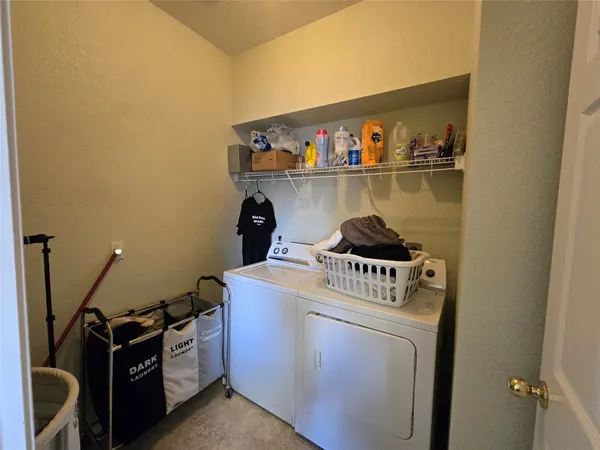 a room with storage and utility