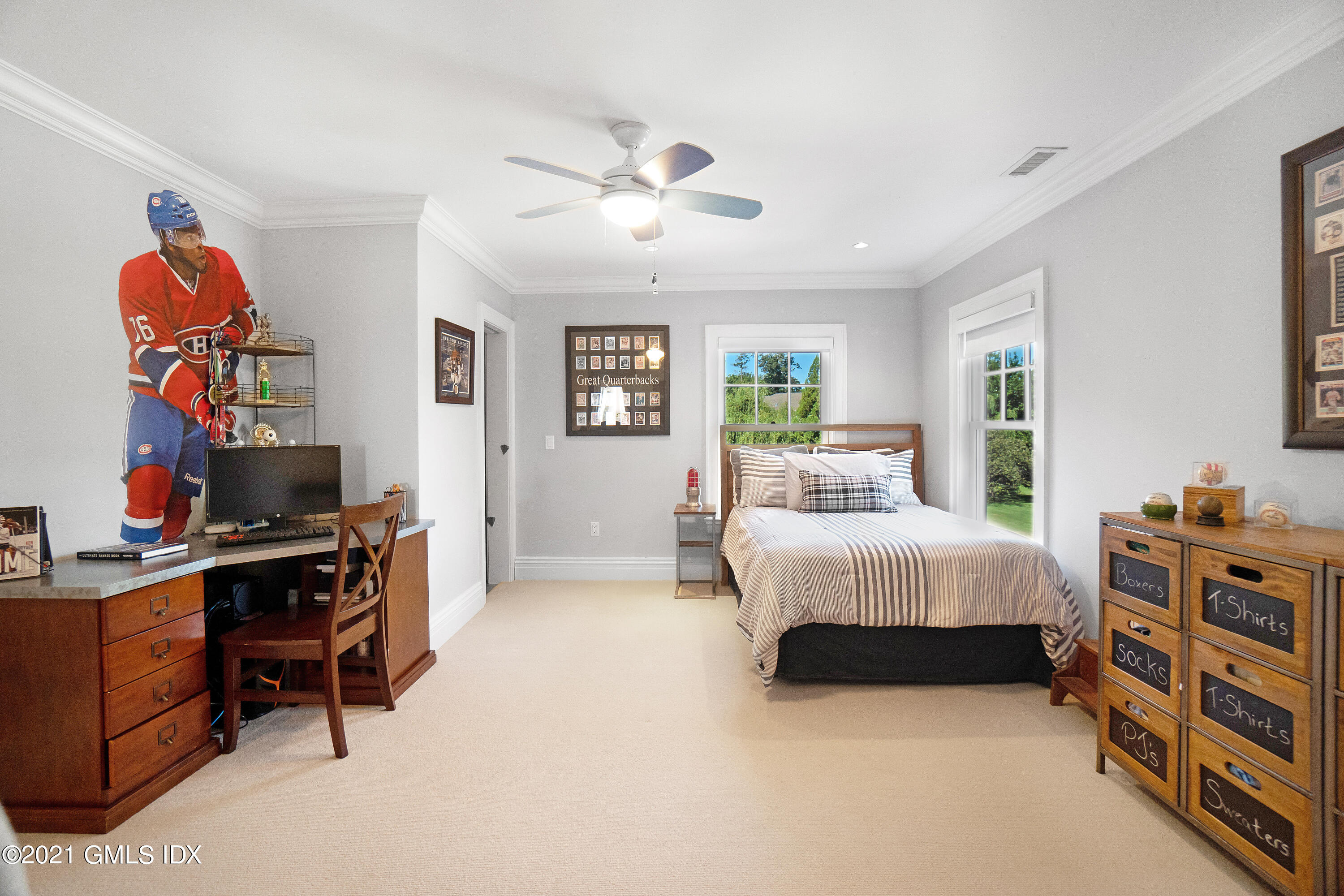 20 Ballwood Road Old Greenwich, CT 06870 - Photo 20 of 32 a bedroom with furniture and a window