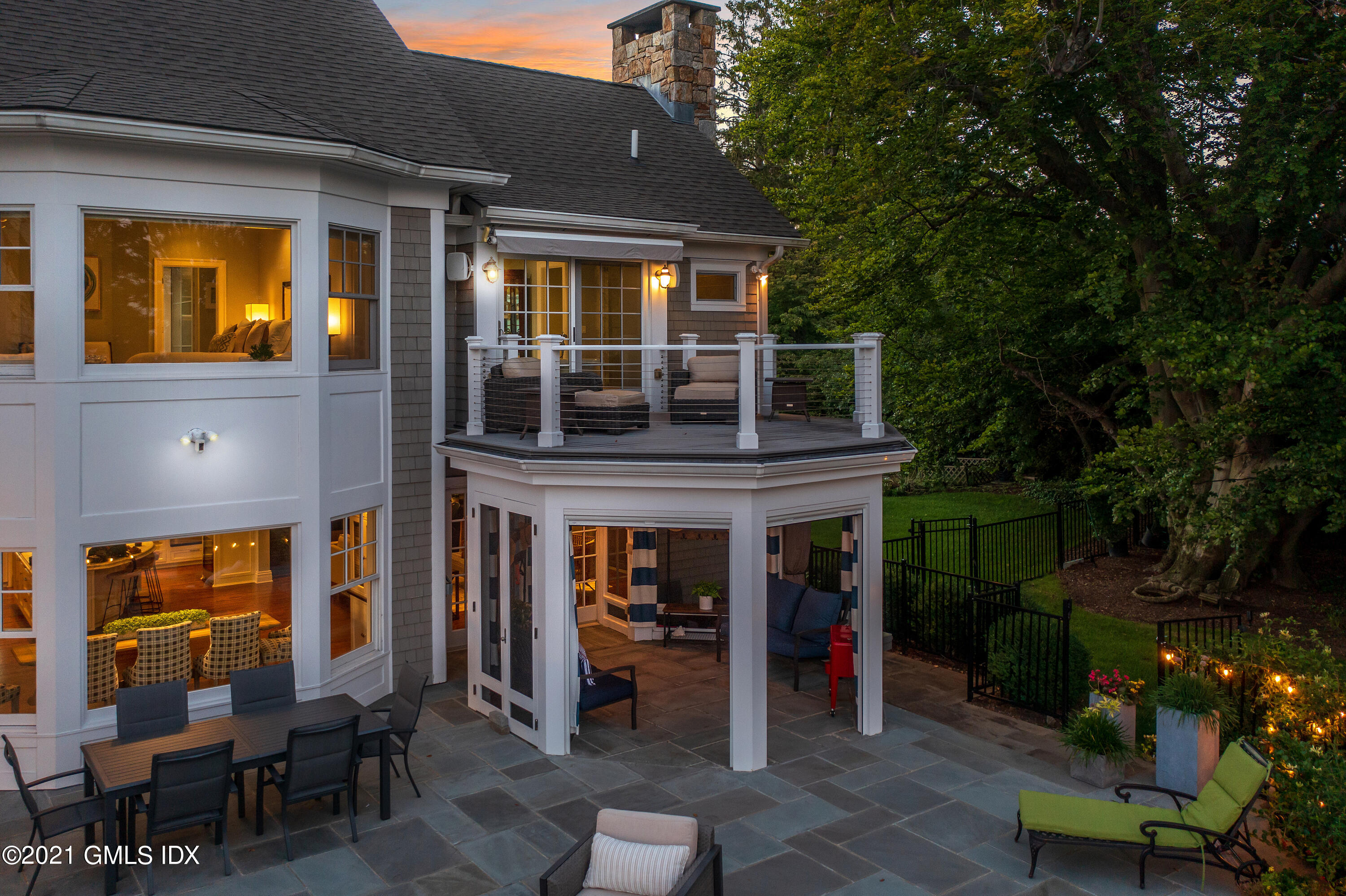 20 Ballwood Road Old Greenwich, CT 06870 - Photo 30 of 32 a view of a building with a porch