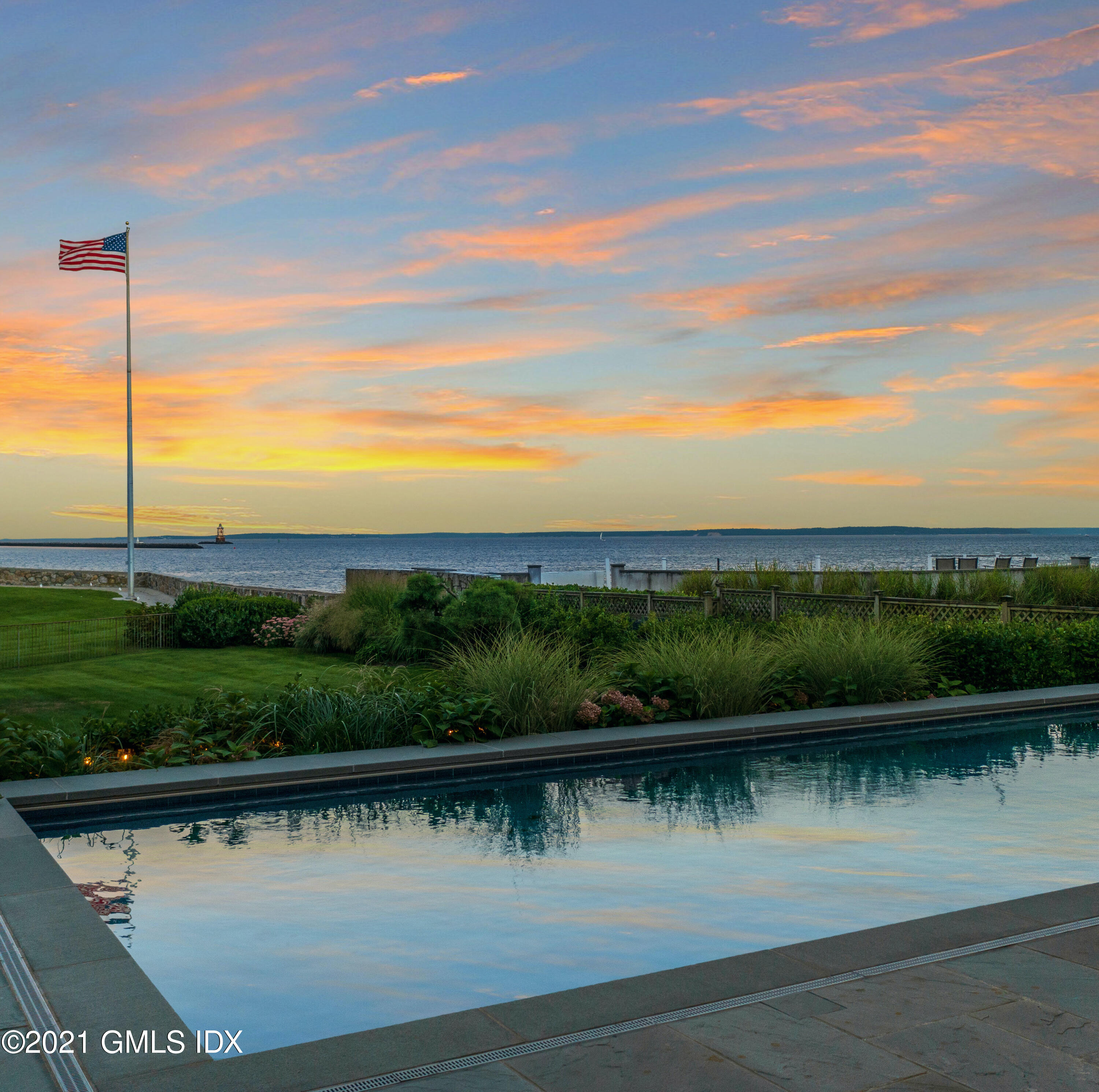 20 Ballwood Road Old Greenwich, CT 06870 - Photo 3 of 32 a view of a lake with a city view