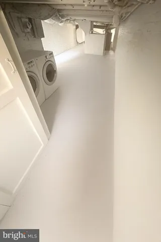 a close view of utility room