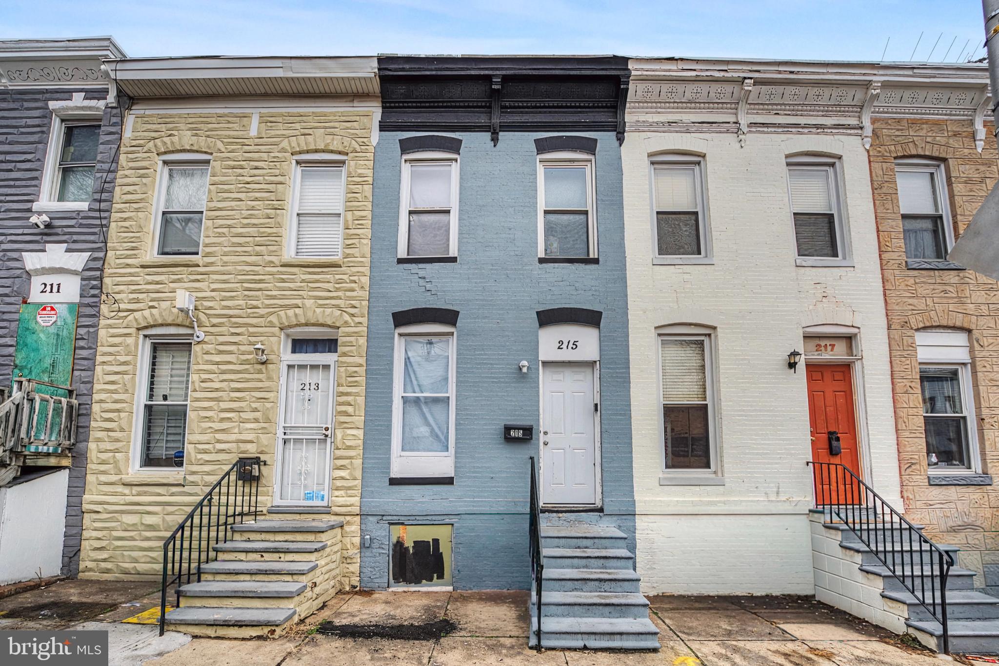 215 South Calhoun Street Baltimore, MD 21223 - Photo 15 of 15 a view of a building with many windows