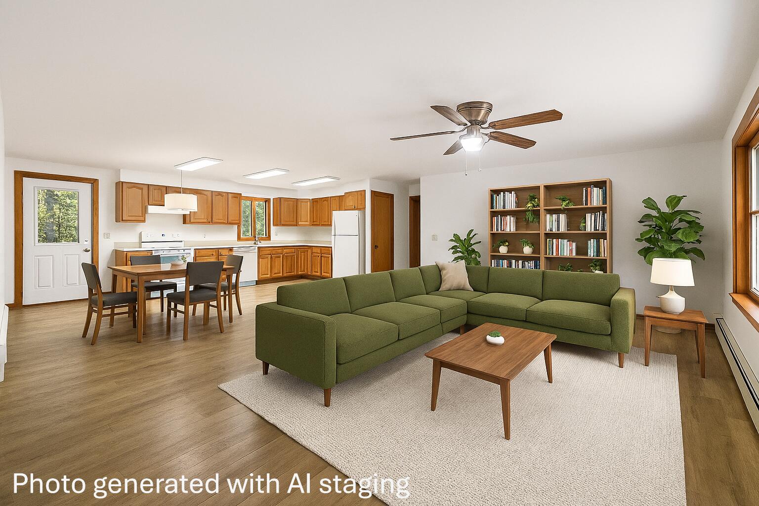 136 Shaker Road Gray, ME 04039 - Photo 3 of 22 AI living room 2 labed