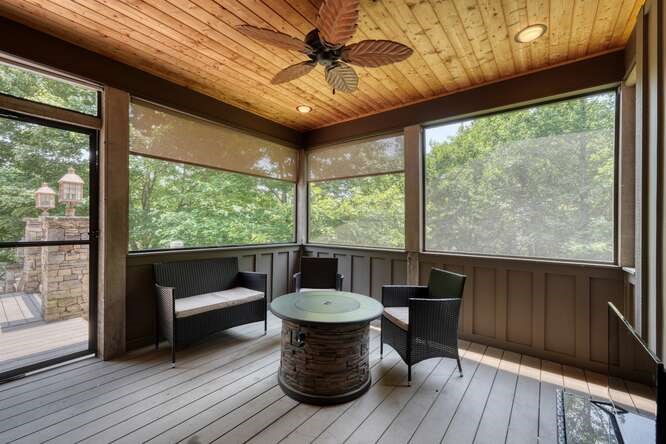 115 Dawsons Lane Murphy, NC 28906 - Photo 58 of 93 a view of a dining room with furniture window and wooden floor