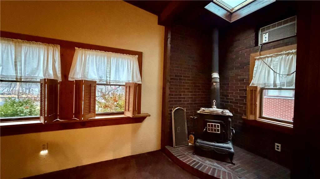 1425 Freeport Road Cheswick, PA 15024 - Photo 23 of 45 VERY QUAINT! SKYLIGHT AND WOOD STOVE. WOOD STOVE HAD BEEN CAPPED OFF BY PREVIOUS OWNER.