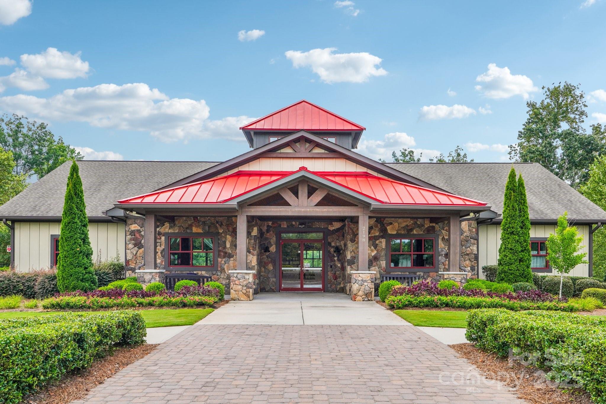 8058 Asher Chase Trail Lancaster, SC 29720 - Photo 36 of 48 a front view of a house with yard and green space